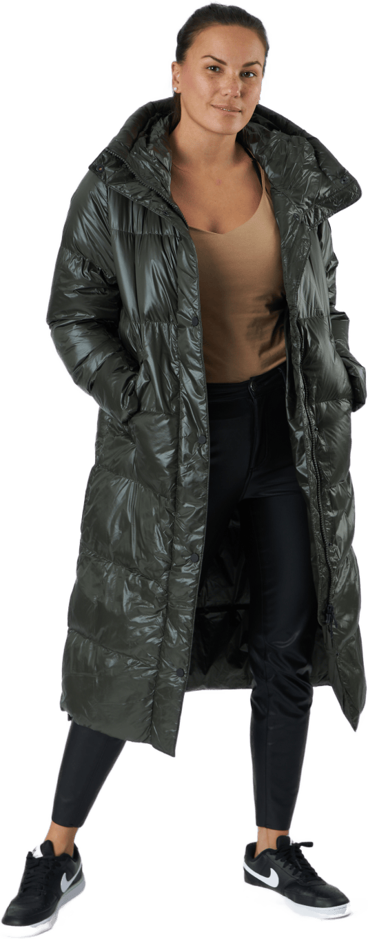 Ariella W Coat Emerald Green, Female, Kleding, jassen, Zwart, 34