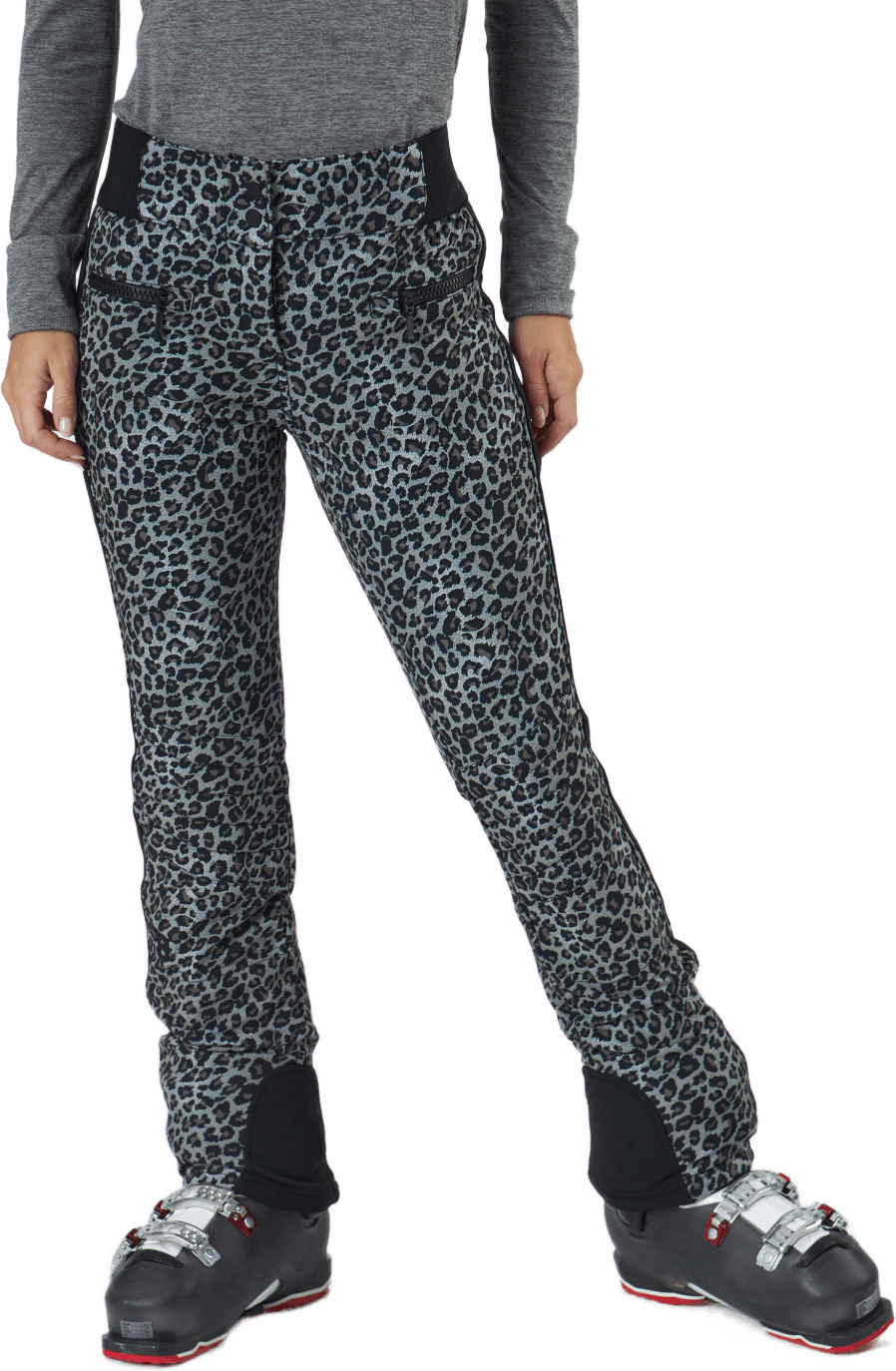 Randy W Pant Leopard, Female, Apparels, Pants, Alpine sports, Multi color, 34