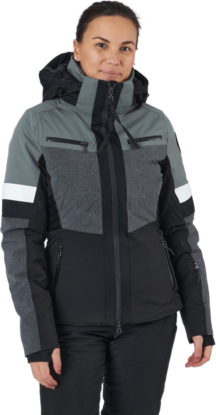 Zena W Jacket Griffin, Female, Kleding, jassen, Alpine sporten, Zwart, 38