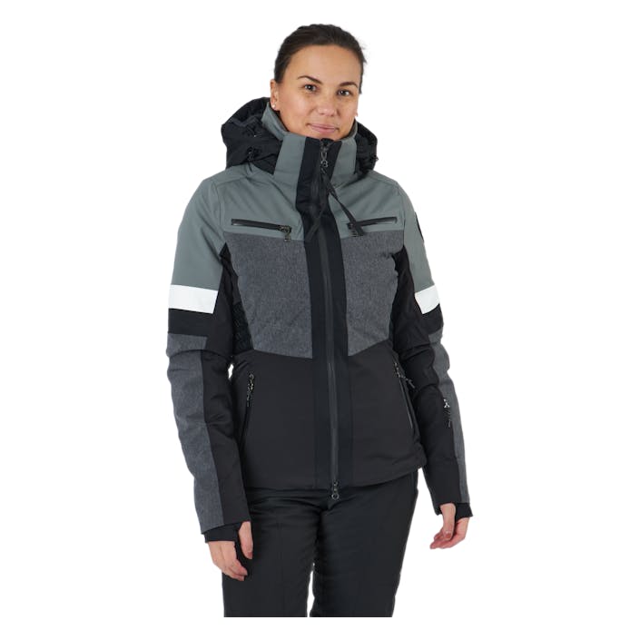 Zena W Jacket Griffin, Female, Vêtements, vestes, Sport d'hiver, Noir, 44