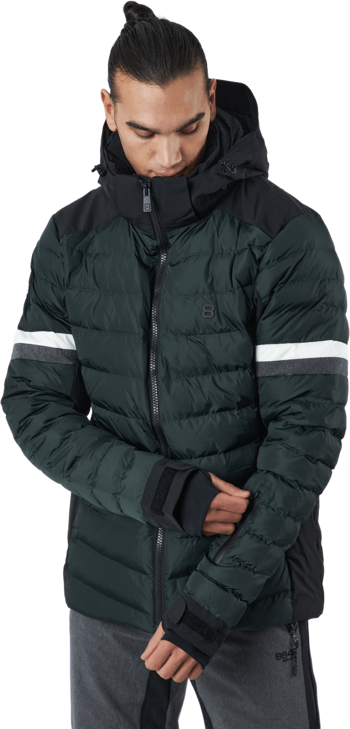 Cimson Jacket Emerald Green, Male, Apparels, jackets, Alpine sports, Black, S