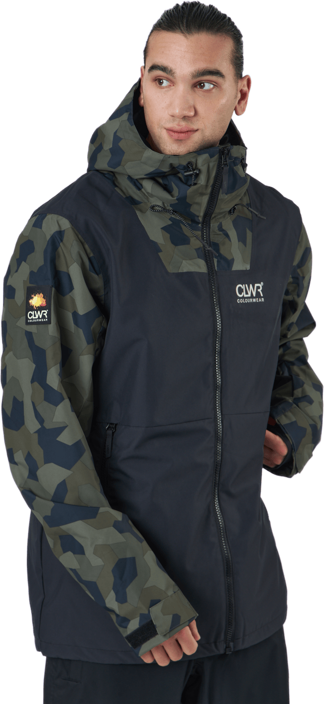 Block Jacket M Camo Dark Khaki C79, Male, Apparels, jackets, Alpine sports, Multi color, XL