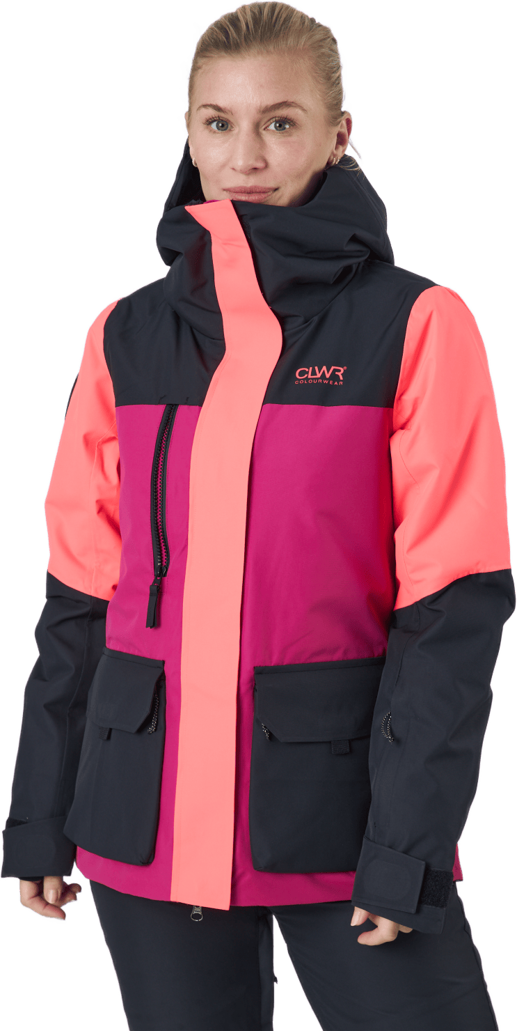 Square Jacket W Coral 355, Female, Kläder, jackor, Alpina sporter, Flerfärgad, XL