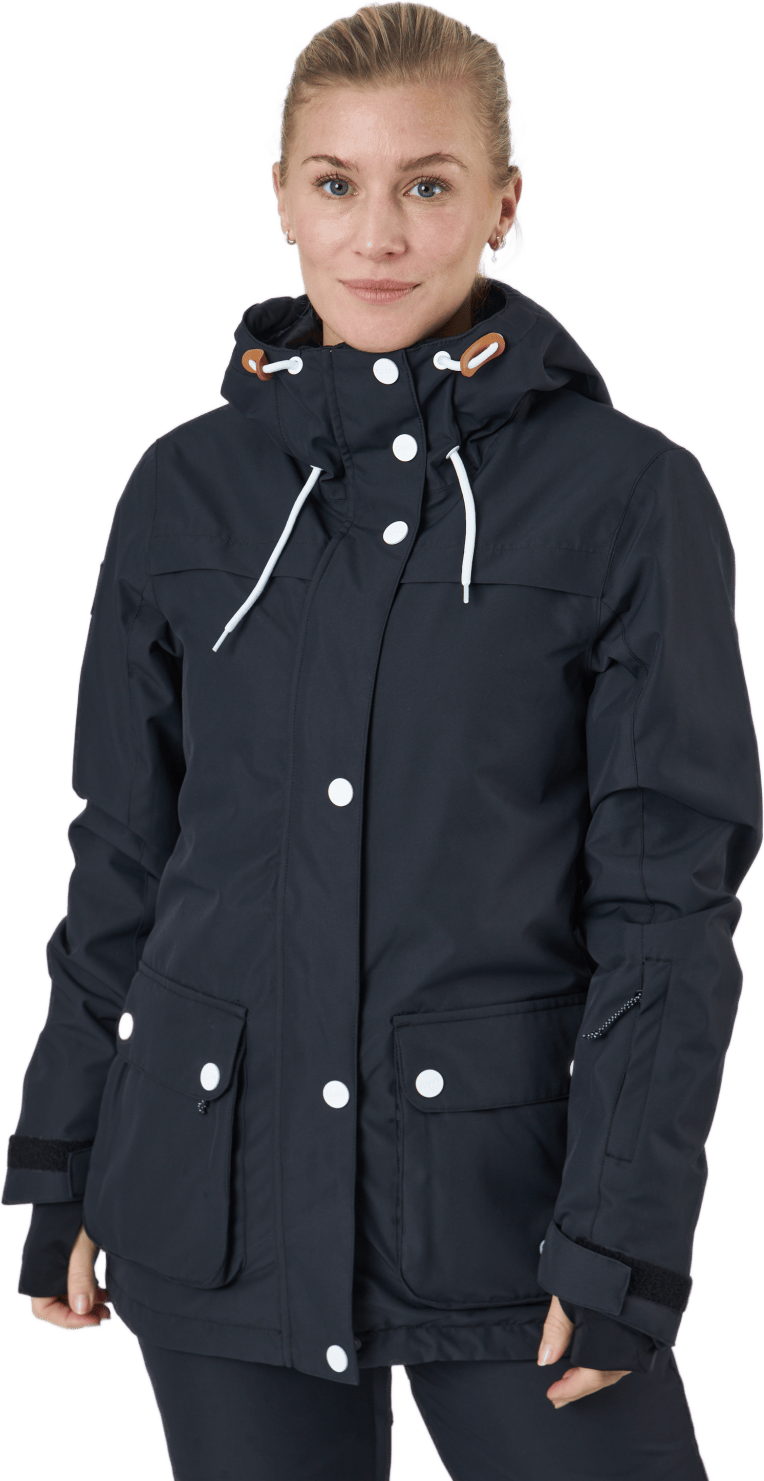 Ida Jkt W Black 999, Female, Abbigliamento, giacche, Sport alpini, Blu, M