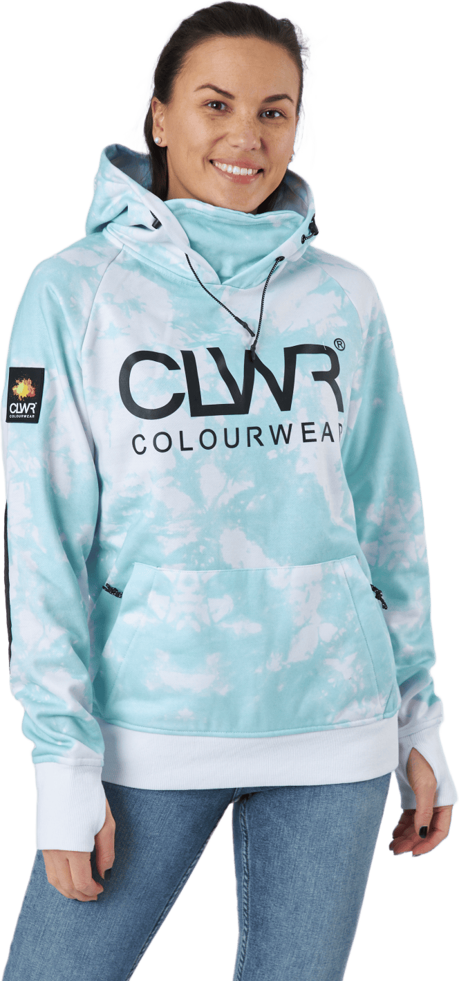 Bowl Hood 2.0 W Tie Dye Turquoise