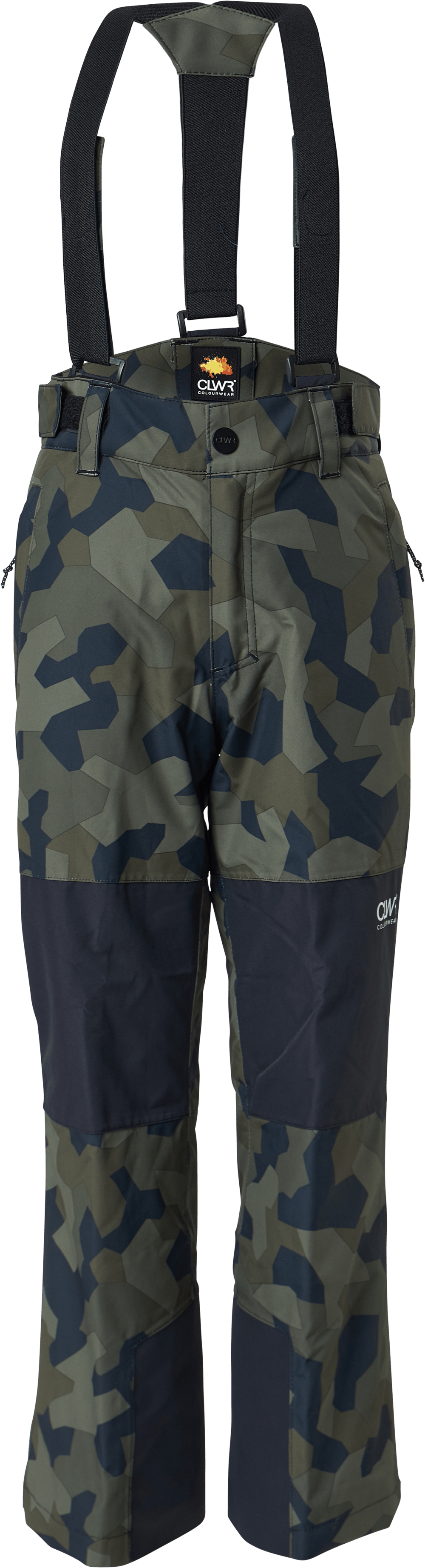Cube Bib Pant Jr Camo Dark Khaki