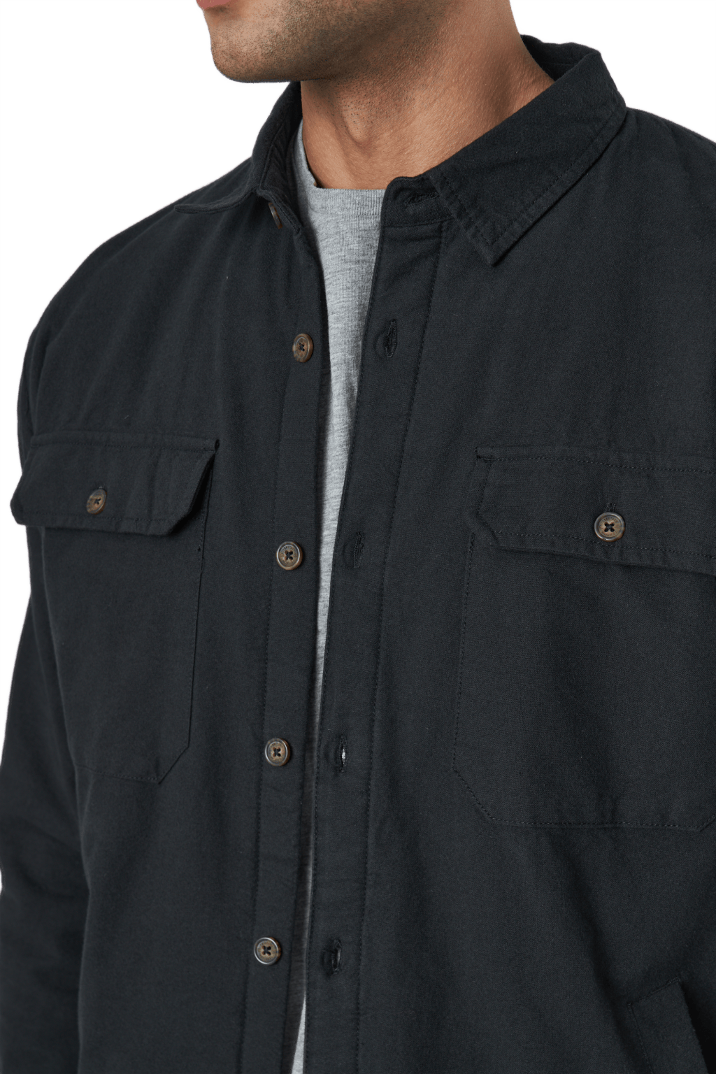 Cargo Shirt Jkt M Black - Bild 5