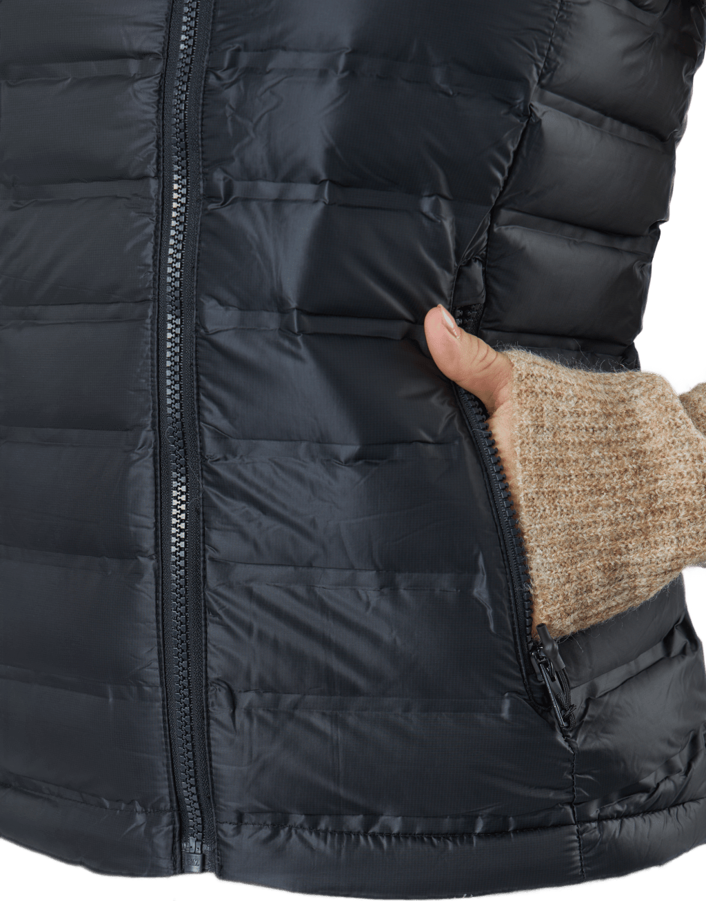 Tica Down Vest W 999 Black - Bild 5