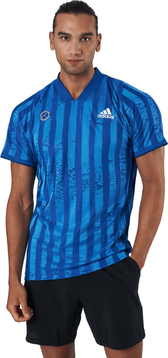 Freelift Tee Engineered Aerore 000/blue, Male, Apparels, T-shirt, Squash, Blue, L