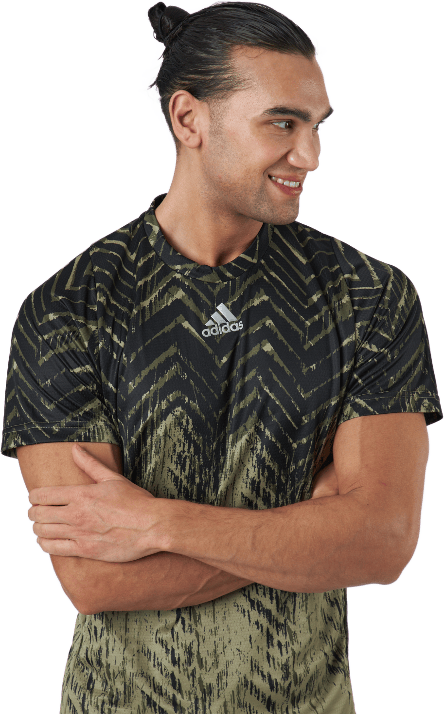 Freelift Printed T-shirt P.blu 000/brown, Male, Apparels, T-shirt, Padel, Multi color, XL