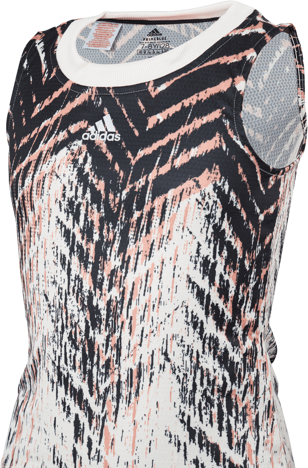 Girls Match Tank Primeblue Aer 000/beige - Bild 3