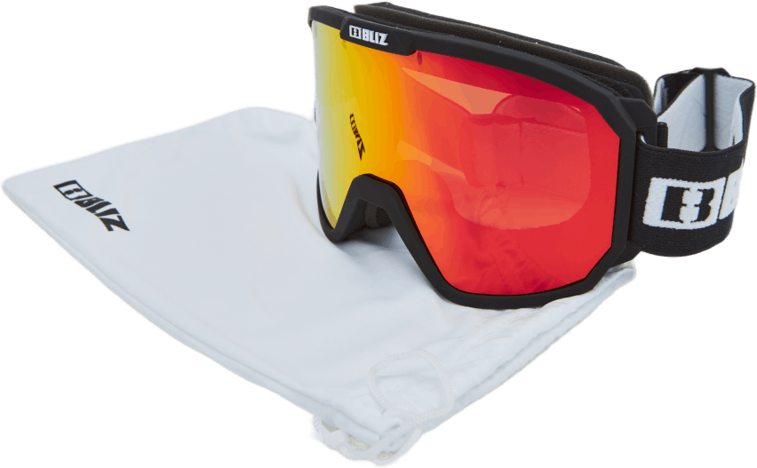 Rave Matt Black W Red Multi, Unisex, Utrustning, glasögon, Alpina sporter, Flerfärgad, ONESIZE