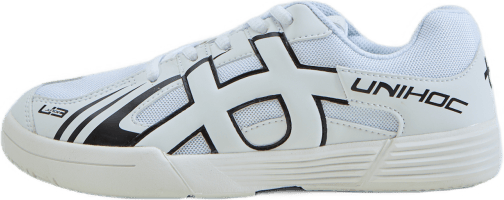 Shoe U3 Junior Unisex White/bl White/black, Unisex, Shoes, Training shoes, Floorball, White, EU 35
