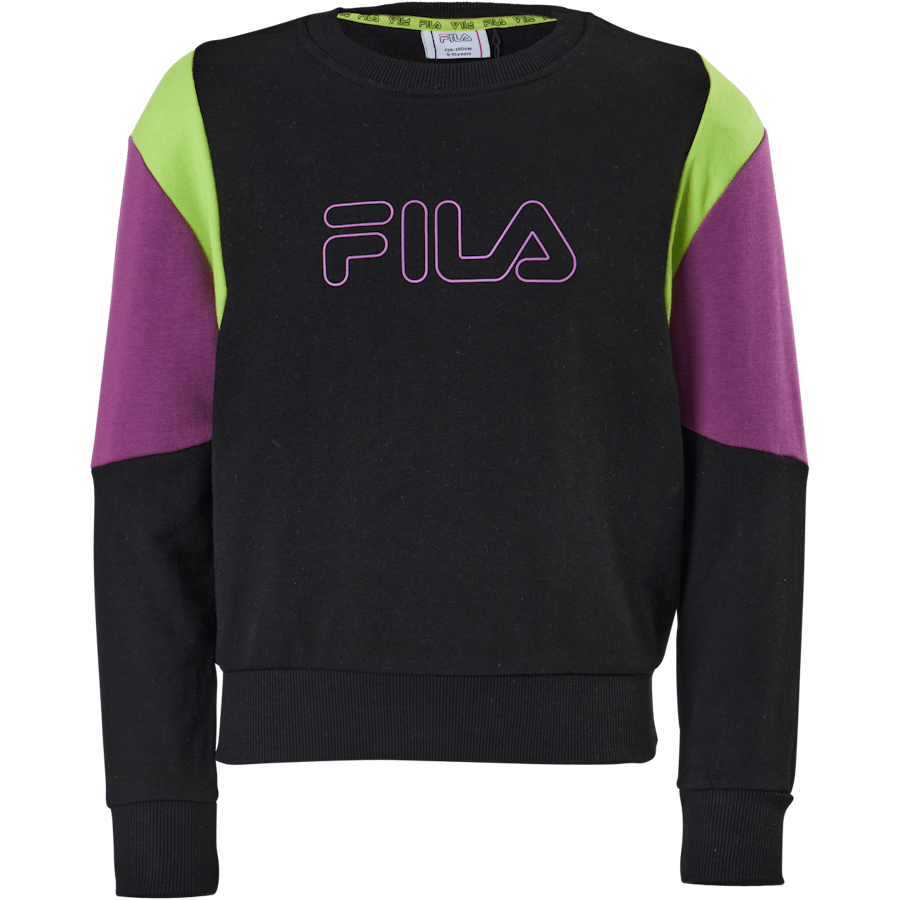 Teens Girls Samia Cropped Bloc Black-hyacinth Violet-love Bir