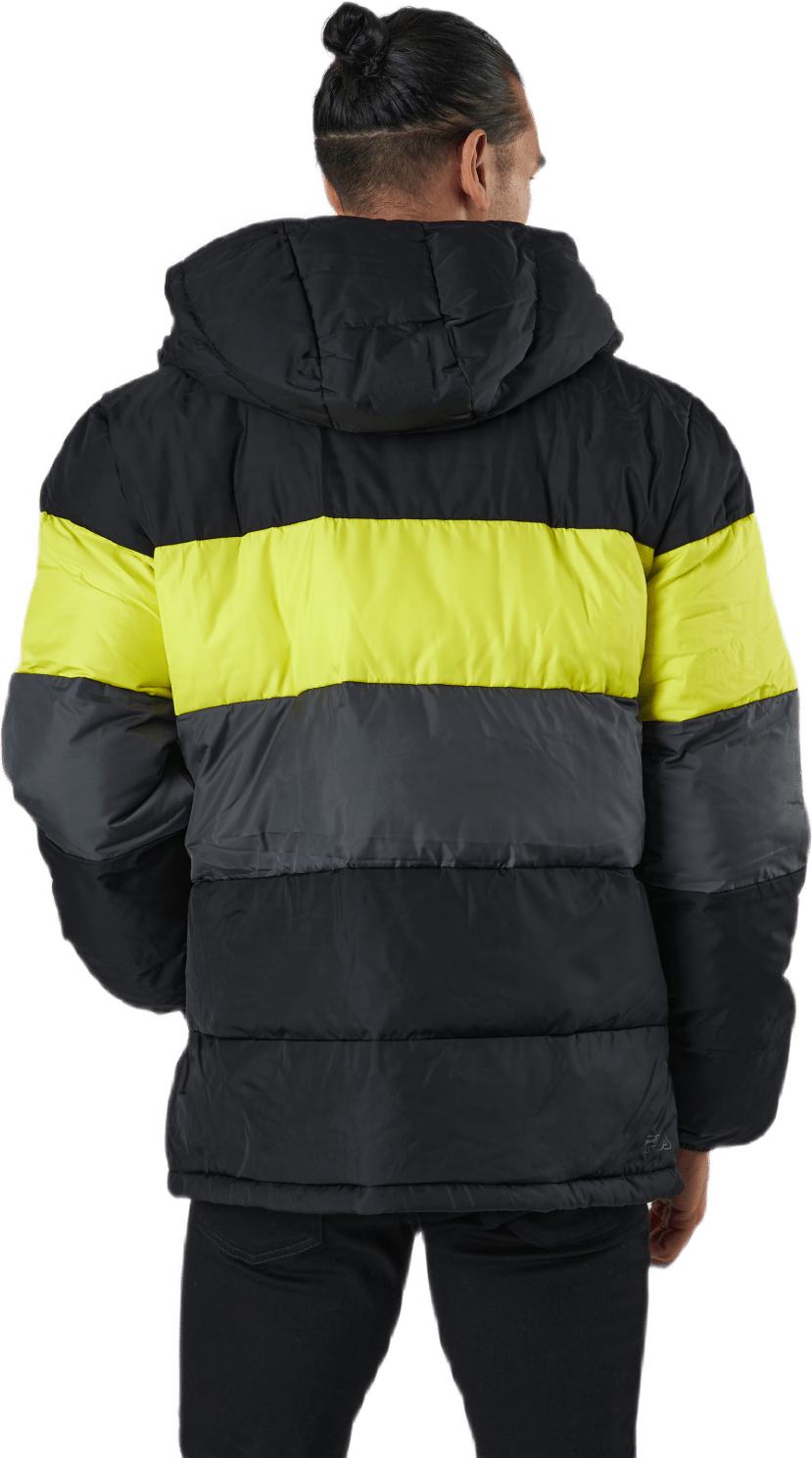 Pirro Blocked Puff Jacket Black-asphalt-sulphur Spring - Bild 3