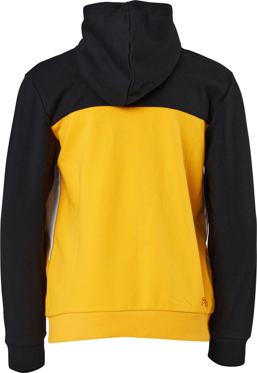 Teens Boys Lupo Blocked Hoody Black-saffron-bright White - Bild 3