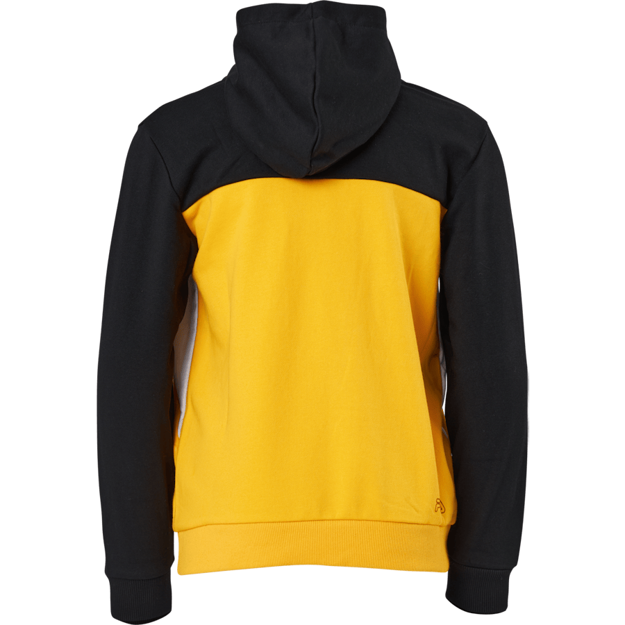 Teens Boys Lupo Blocked Hoody Black-saffron-bright White - Bild 3