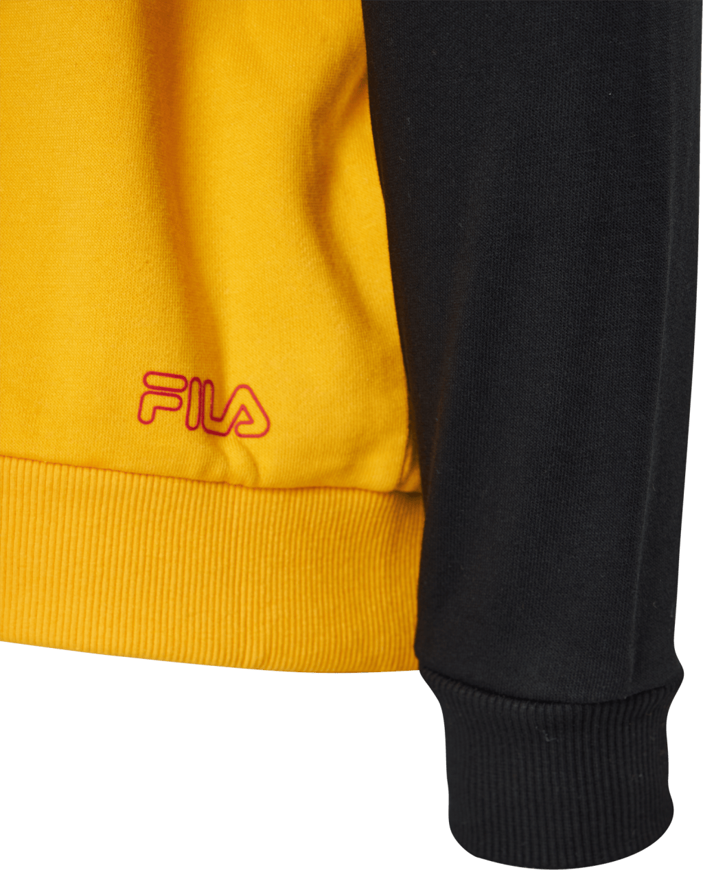 Teens Boys Lupo Blocked Hoody Black-saffron-bright White - Bild 4