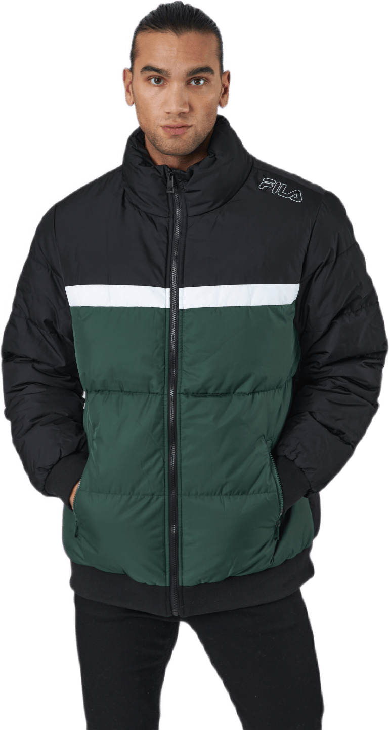 Men Oliver Puff Jacket Sycamore-black-bright White - Bild 2