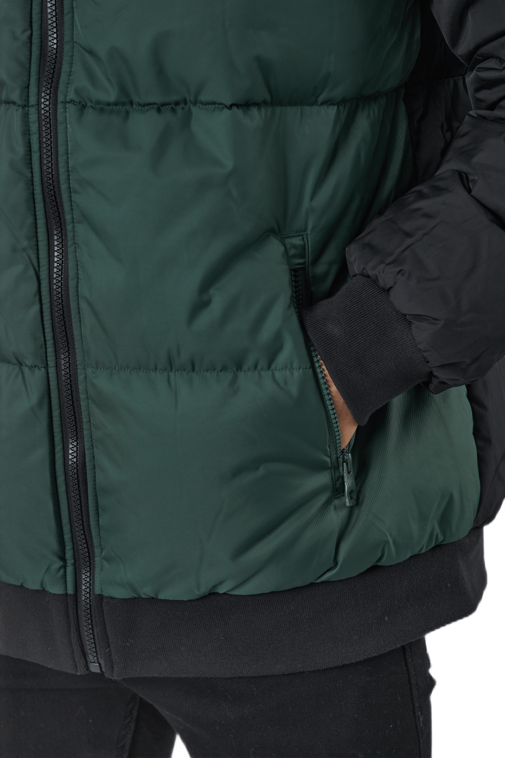 Men Oliver Puff Jacket Sycamore-black-bright White - Bild 5