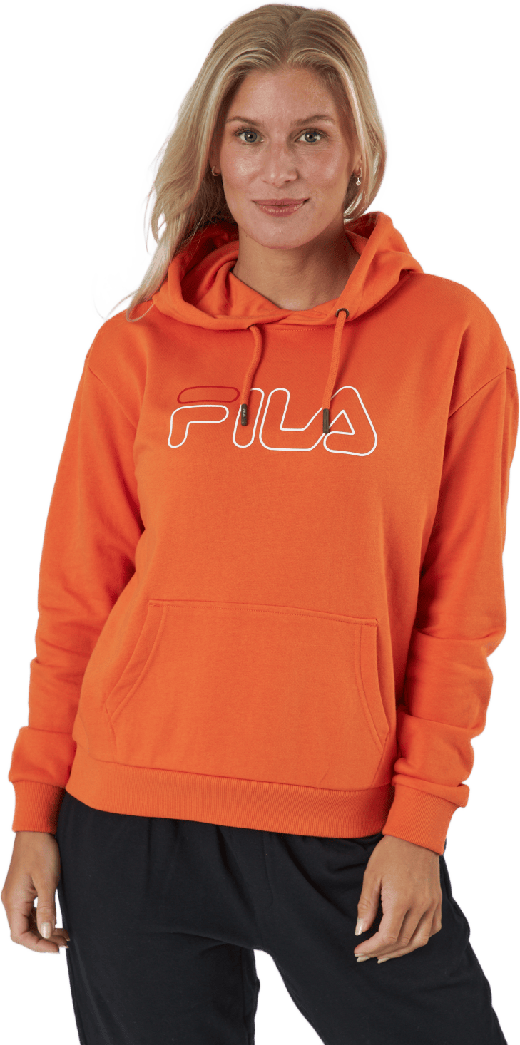 Larkin Hoody Mandarin Orange, Female, Apparels, Shirts, Orange, XS