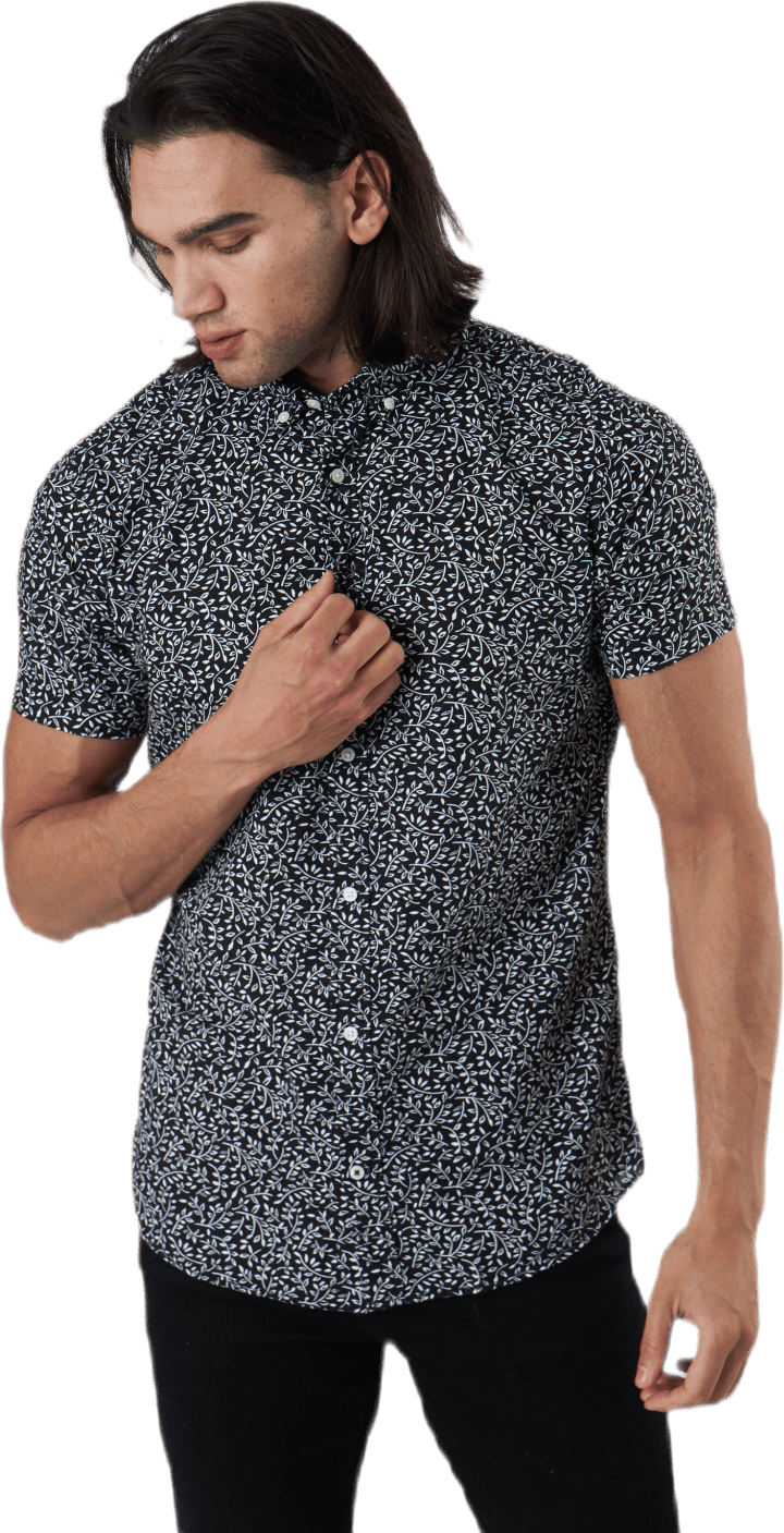 Summer Print Shirt S/s Svart - Bild 2