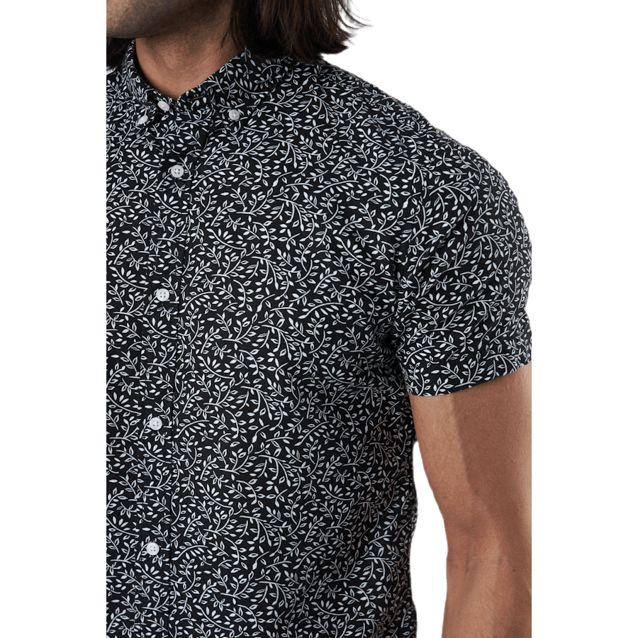 Summer Print Shirt S/s Svart - Bild 4