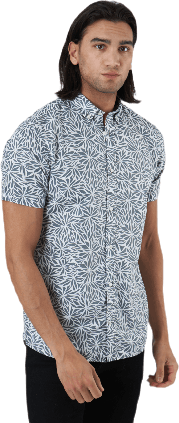 Summer Print Shirt S/s Beige, Male, Apparels, T-shirt, Grey, M