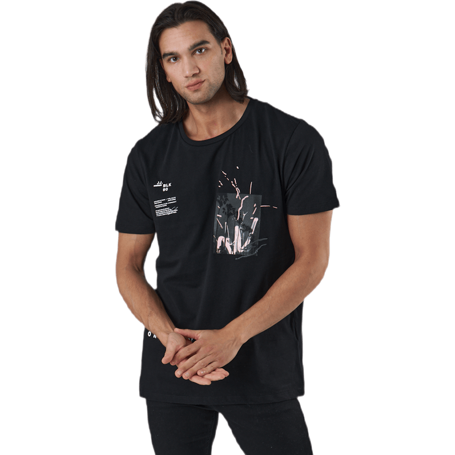 Fedo Tee Ss Crew Neck Svart