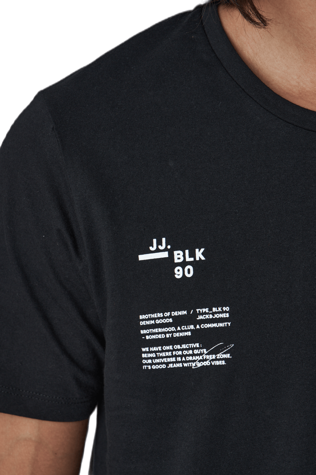 Fedo Tee Ss Crew Neck Svart - Bild 4
