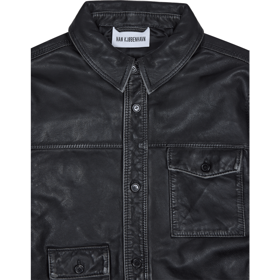 Army Shirt Black Leather - Bild 3