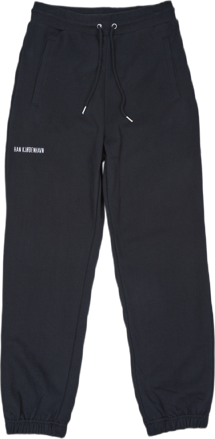 Sweatpants Black Logo, Male, Kläder, Byxor, Svart, L