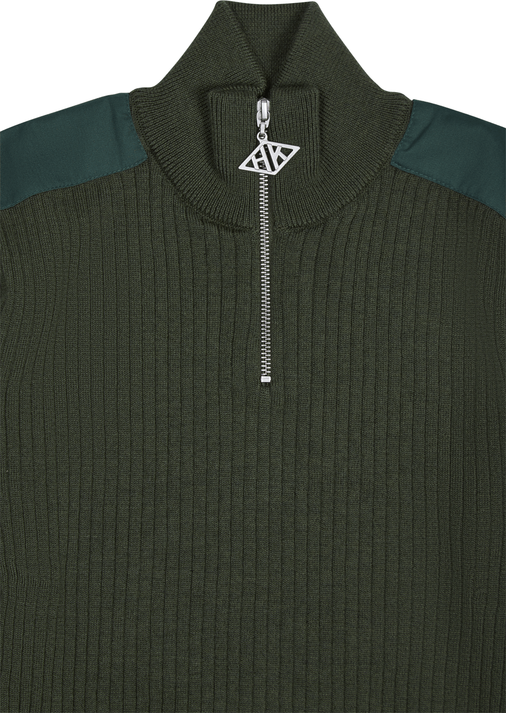 Zip Turtleneck Army Green - Bild 3