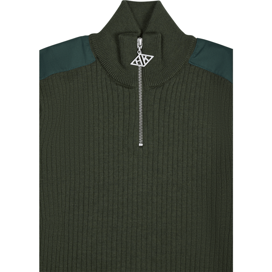 Zip Turtleneck Army Green - Bild 3