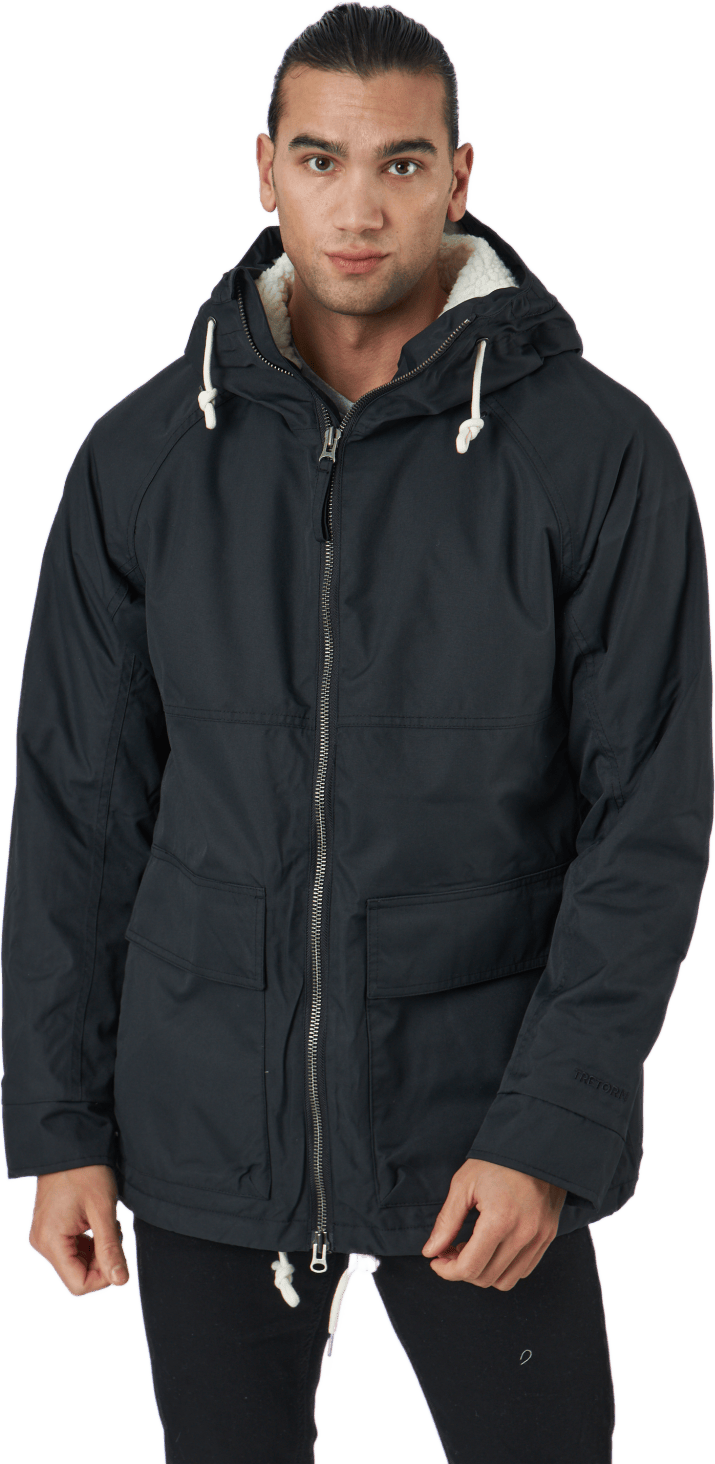 Camper Jacket M’s Jet Black, Male, Apparels, jackets, Black, XL