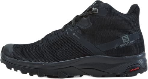 Outline Prism Mid Gtx Black/black/castor Gray, Male, Topánky, turistická obuv, Čierna, EU 44 2/3