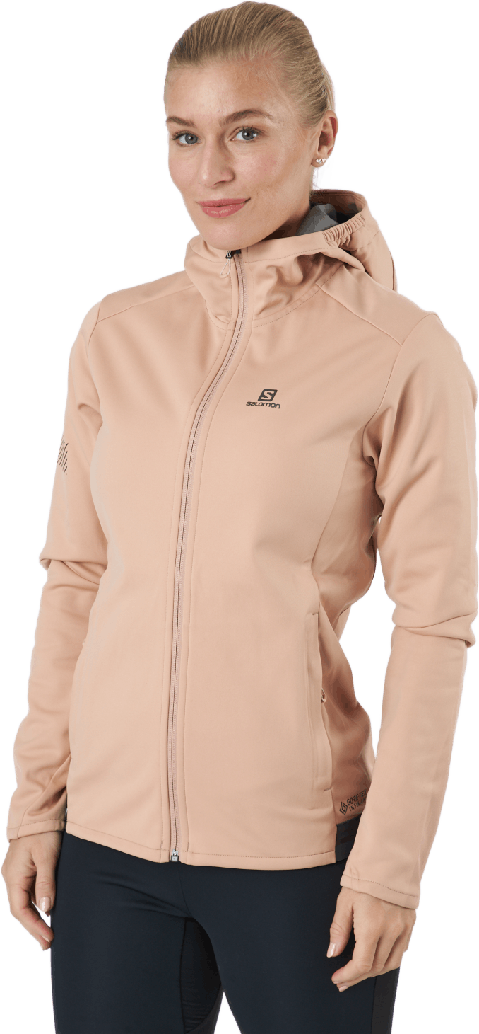 Gtx Ws Sshell Jkt W Sirocco, Female, Apparels, jackets, Running, Beige, M