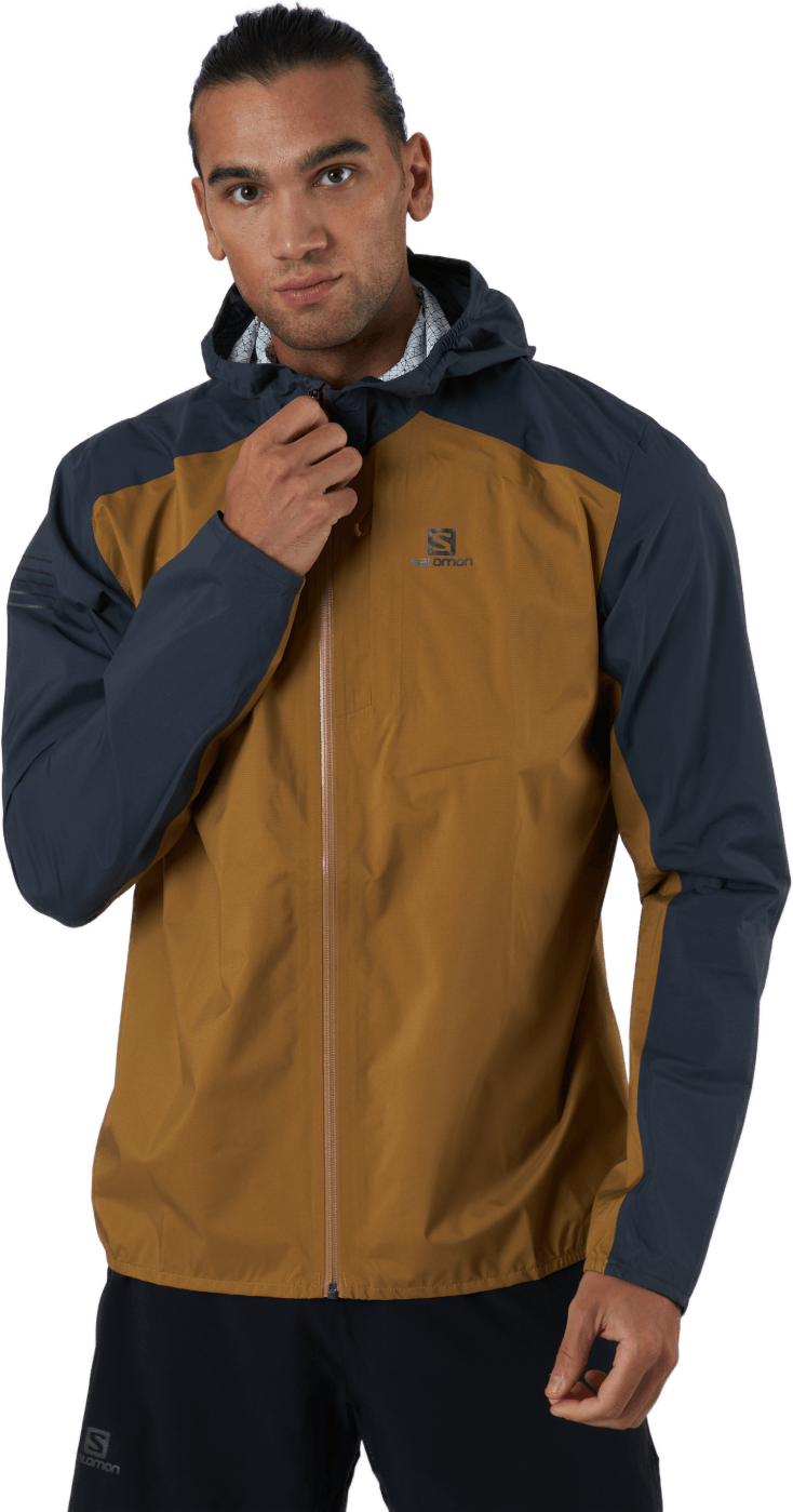 Bonatti Wp Jkt M Cumin/ebony, Male, Apparels, jackets, Running, Multi color, L