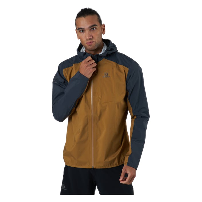 Bonatti Wp Jkt M Cumin/ebony, Male, Apparels, jackets, Running, Multi color, L