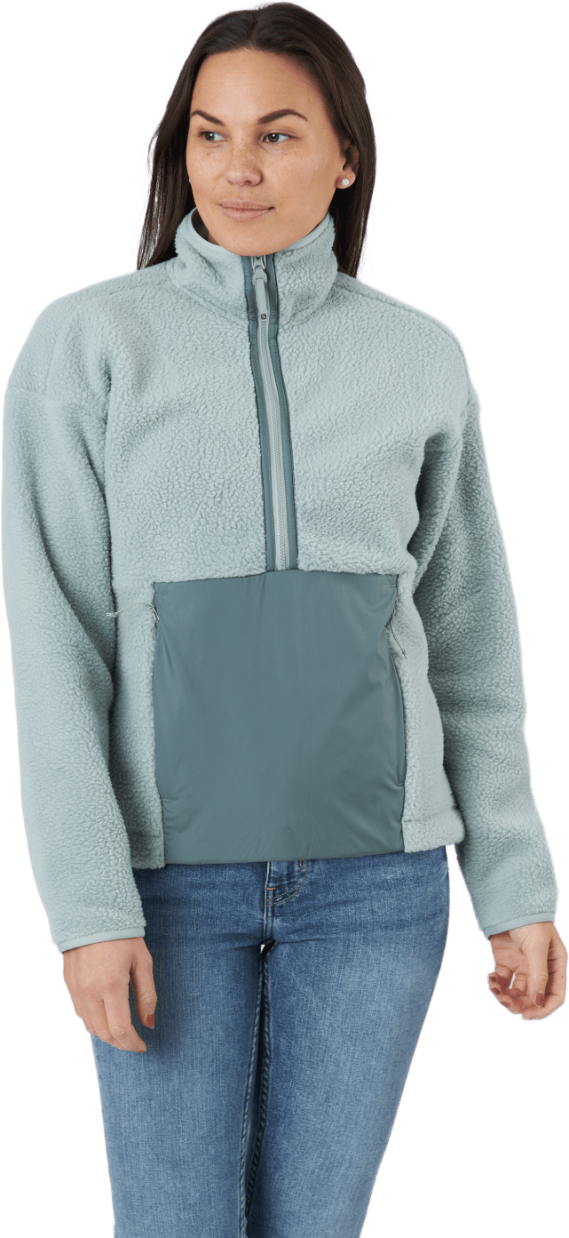 Snowshelter Teddy Hz W Wrought Iron/heather, Female, Apparels, Shirts, Running, Blue, XL