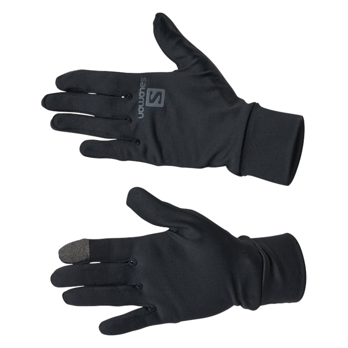 Agile Warm Glove U Black, Unisex, Apparels, hats & caps, Running, Black, XL
