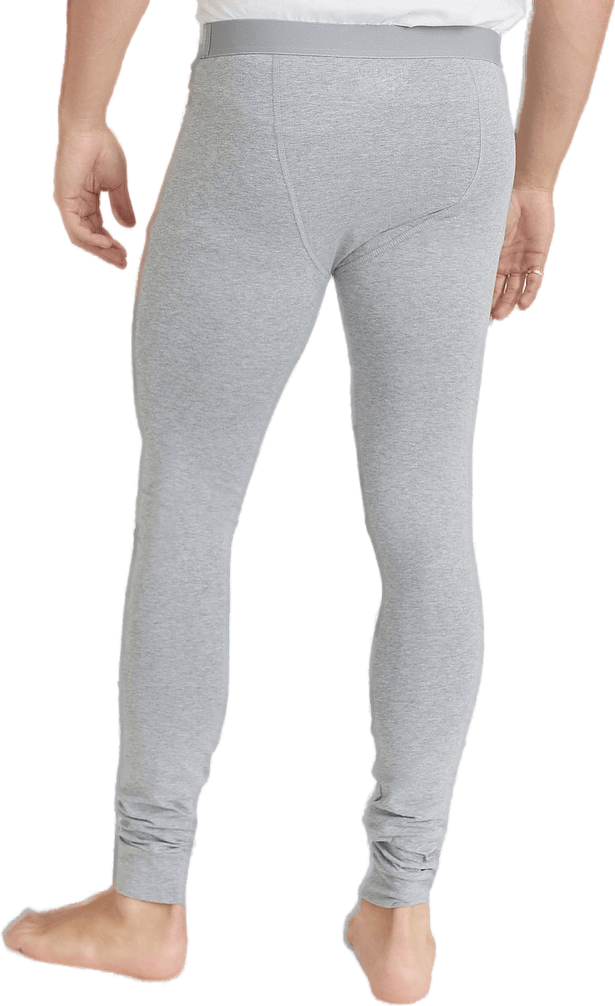 Long Johns, Male, Apparels, Underwear, White, L