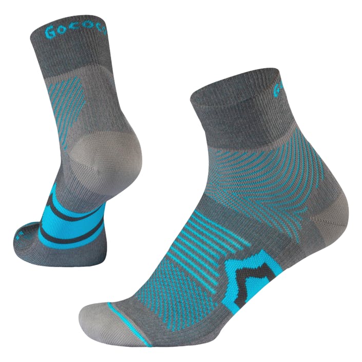 Trail Running Grey, Unisex, Apparels, Socks, Running, Multi color, 42-44