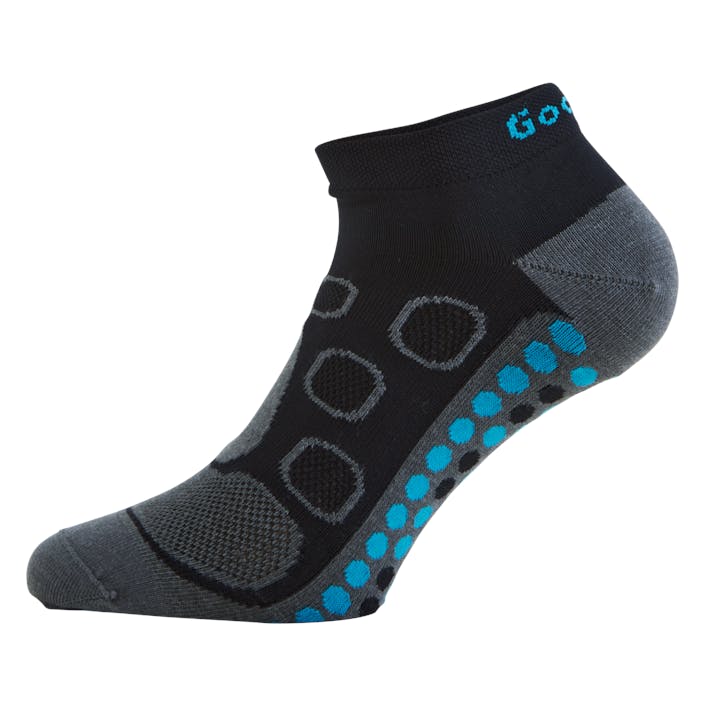 No Show Circulation Black/Grey, Unisex, Apparels, Socks, Running, Multi color, 39-41