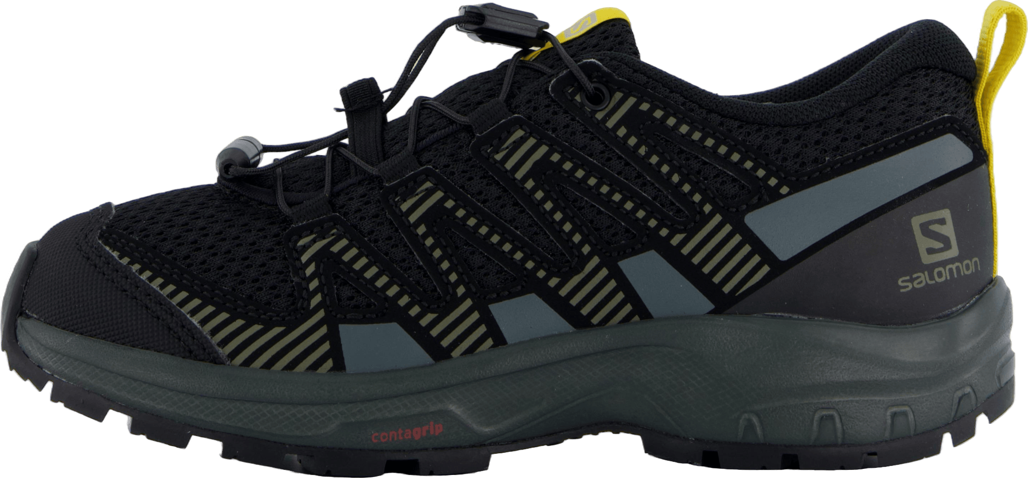 Xa Pro V8 J Black/urban Chic/sulphur, Unisex, Schuhe, Sneaker, Sportschuhe, Schwarz, EU 33