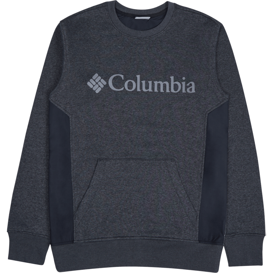 Minam River Crew Black Heather, Black