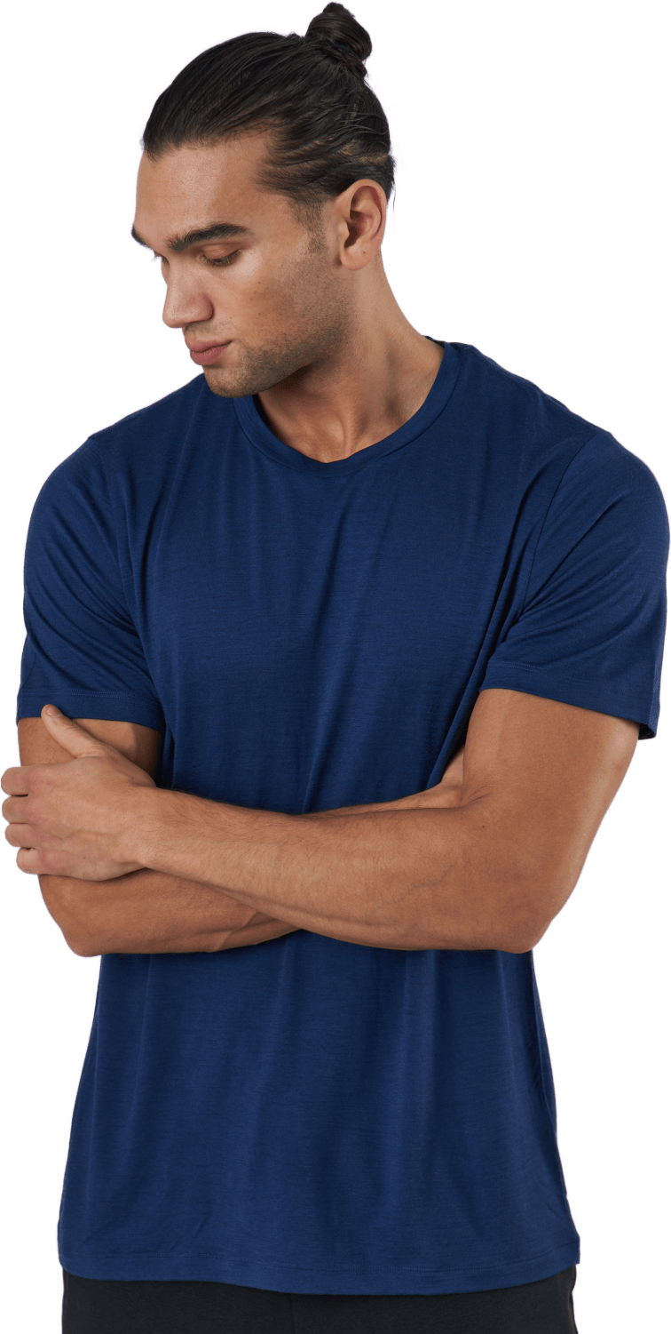 M Tech Lite Ii Ss Tee Royal Navy, Male, Apparels, T-shirt, Blue, S