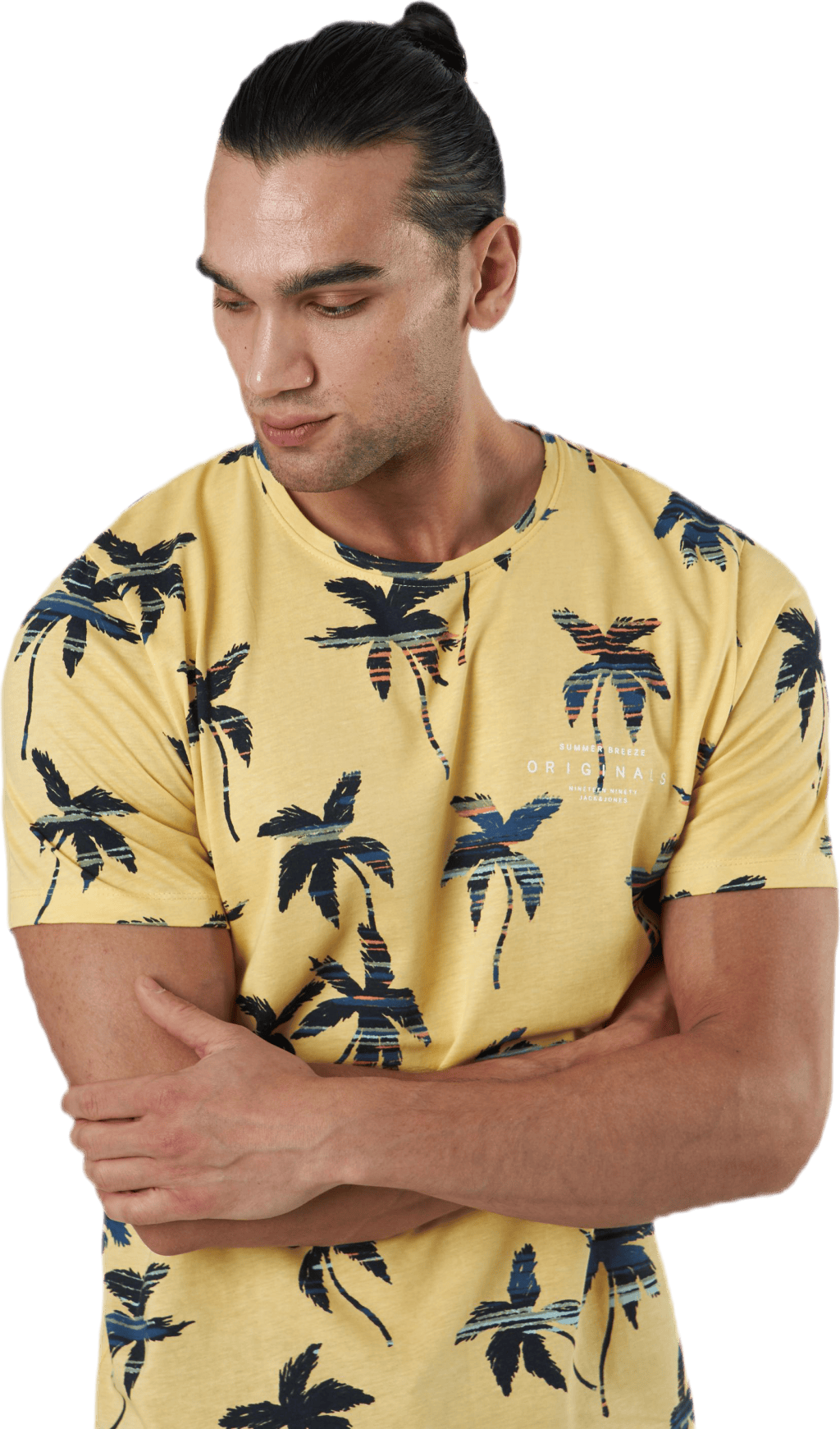 Hazy Aop Tee Ss Crew Neck Sahara Sun - Bild 2