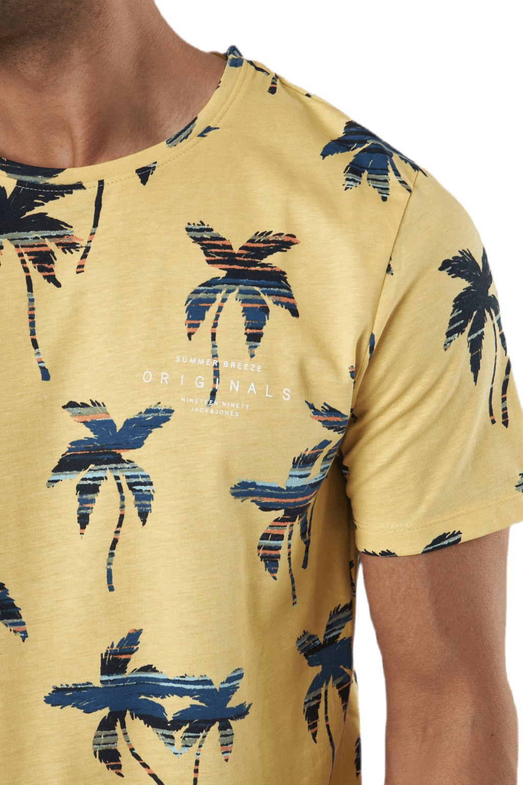 Hazy Aop Tee Ss Crew Neck Sahara Sun - Bild 4