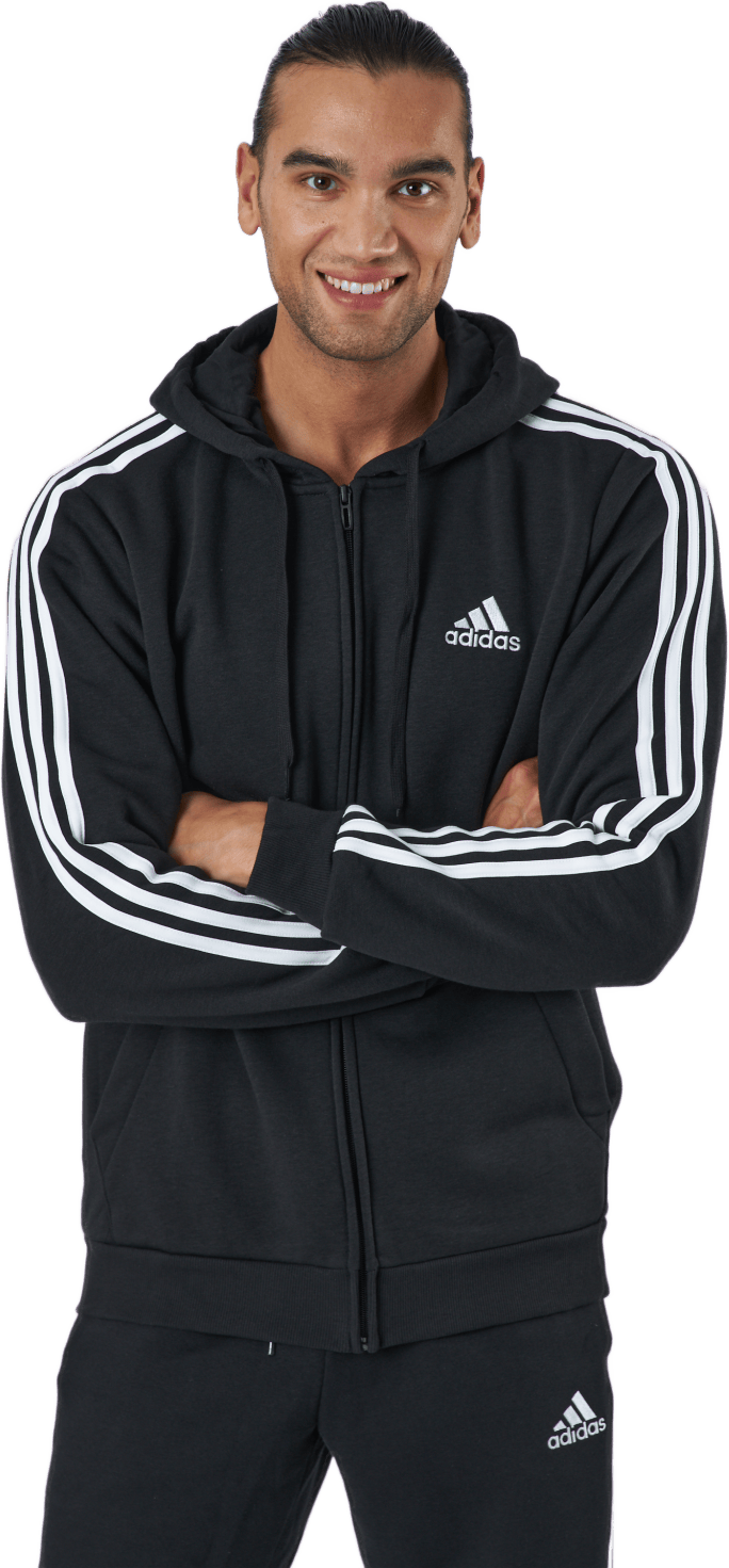 Essentials Full-Zip Hoodie Black - Bild 2